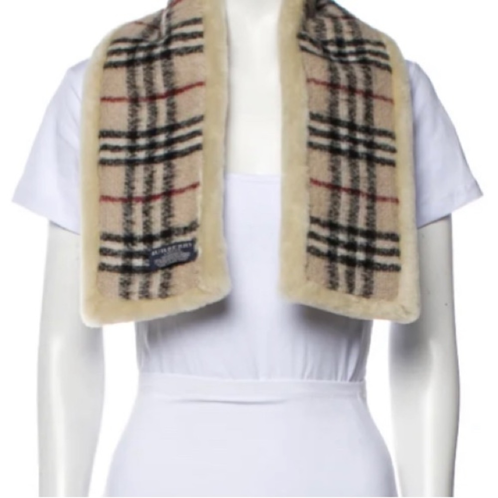 Burberry Shearling House Check Pattern - image 2